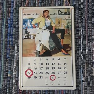 Vintage Vespa Calendar